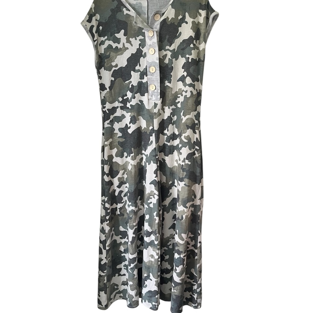 Camouflage Jumpsuit boutique boho large - Picture 3 of 5